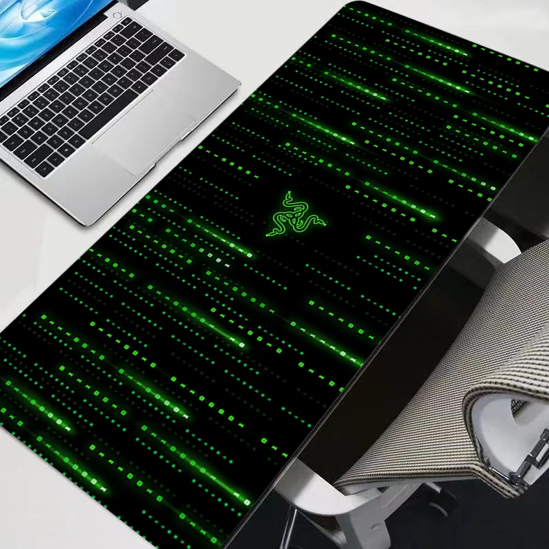 

Razer Mouse Pad Anime Gaming Mats Anti-slip Desk Mat PC Accessories Mousepad Large Keyboard HD Extended Pad Pattern Tablet Pad