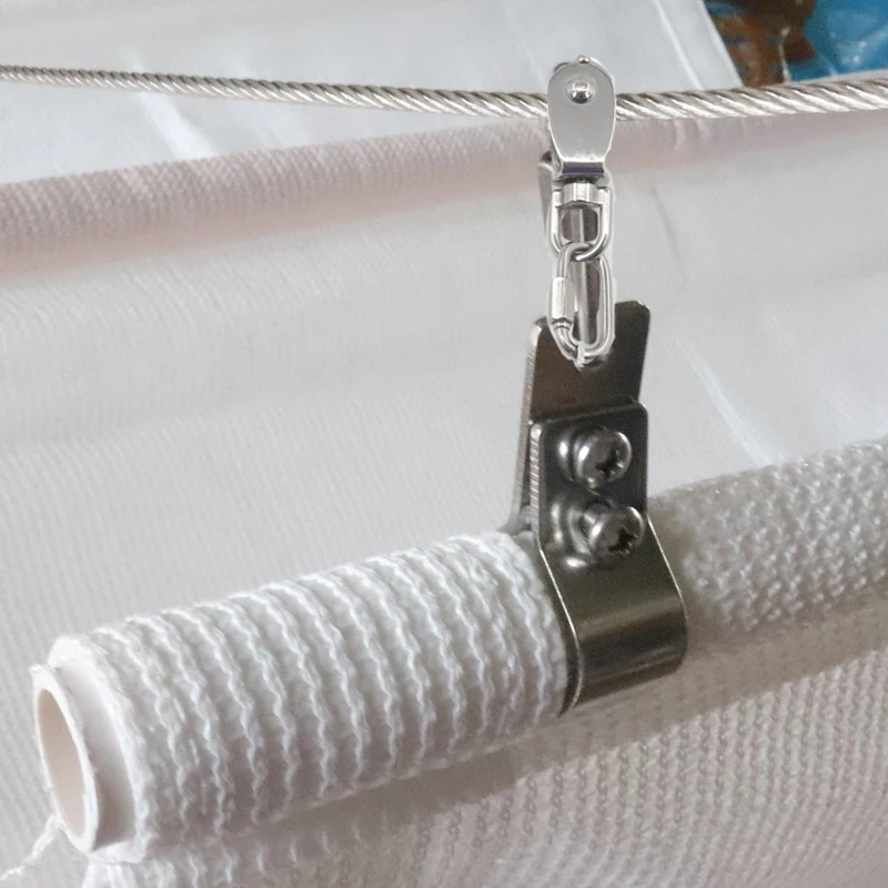 5 Stück SS304 Edelstahl-Rollen für Teleskop-Sonnenschutznetze, Installationszubehör, Sonnenschutznetz-Zubehör, M15 Bewegliche Rolle – Detail 8