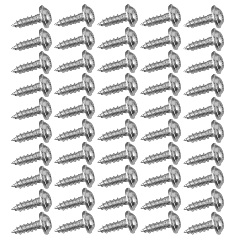 25 Pcs D-Ring Picture Frame Hanging Hooks Double Hole Hangers With Screws Silver