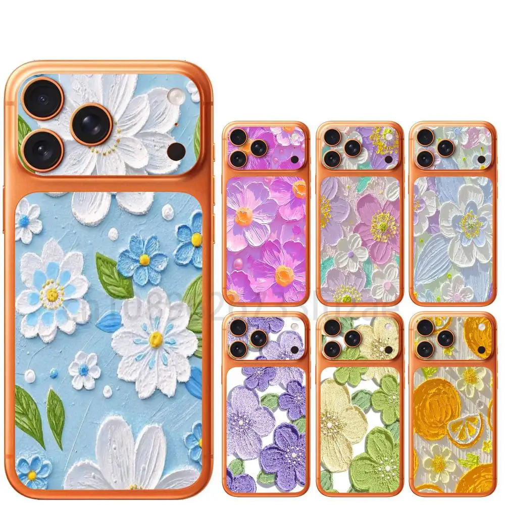 

Oil Painting Of Flowers For iPhone 17 Pro 17 Pro Max Anti-Scratch Protective Film