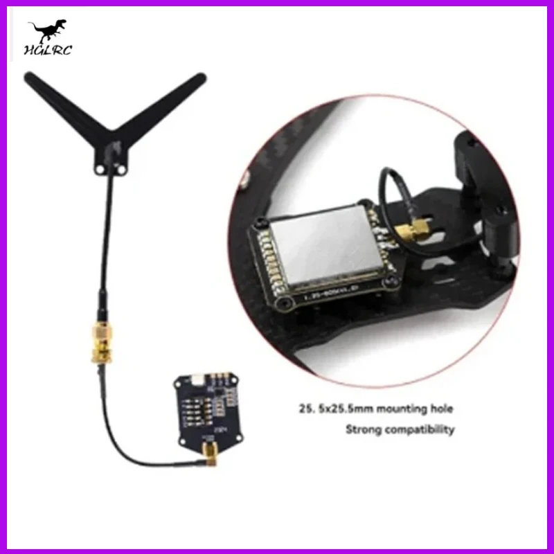 

HGLRC 1,2G 800 МВт VTX переключаемый модуль передатчика NTSC или PAL FPV для RC FPV самолета-дрона дальнего действия