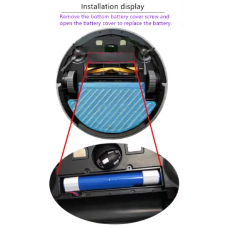 New 14.4V  12800mAh Li-ion Battery Good Quality For CECOTEC Conga 3290 3390 3490 3590 3690 3790 3890 Robot Vacuum Cleaner