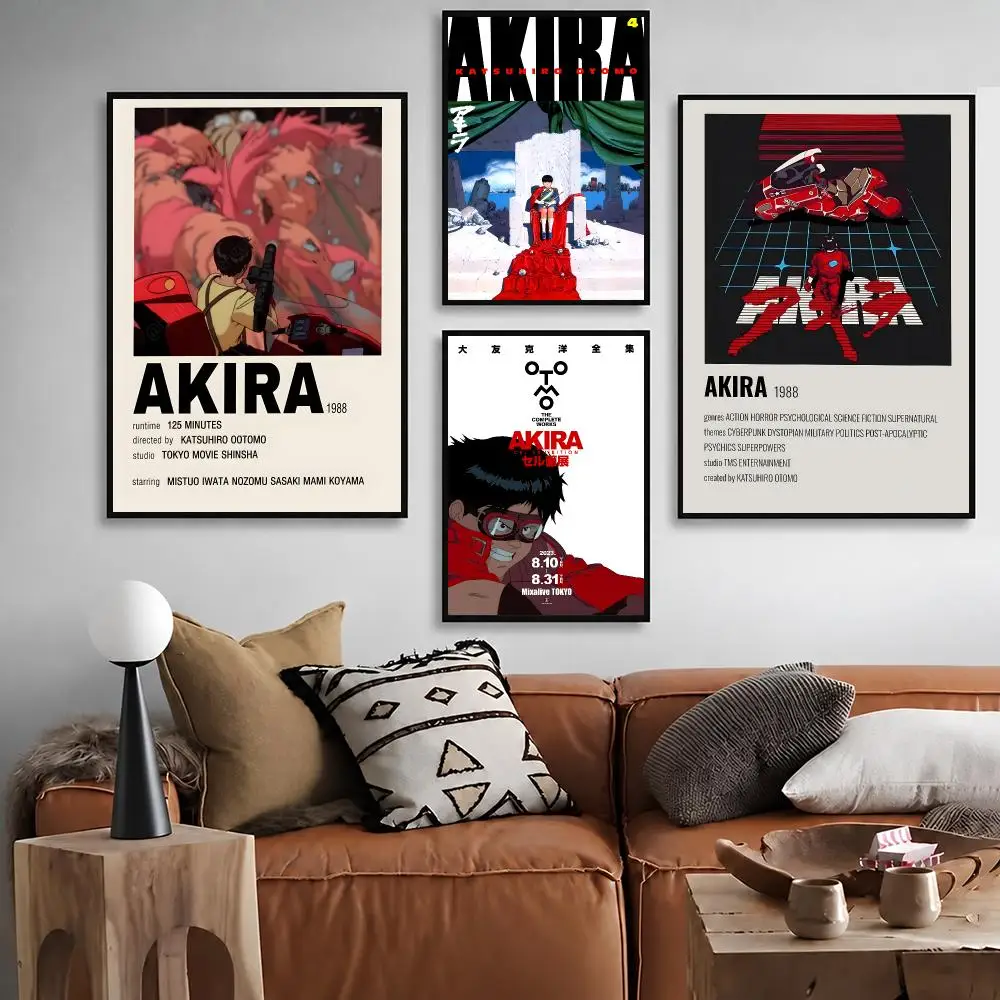 Anime Akira   Character Print Japanese Graphic Streaming Film Style Wall Artwork Bedroom Decor Poster