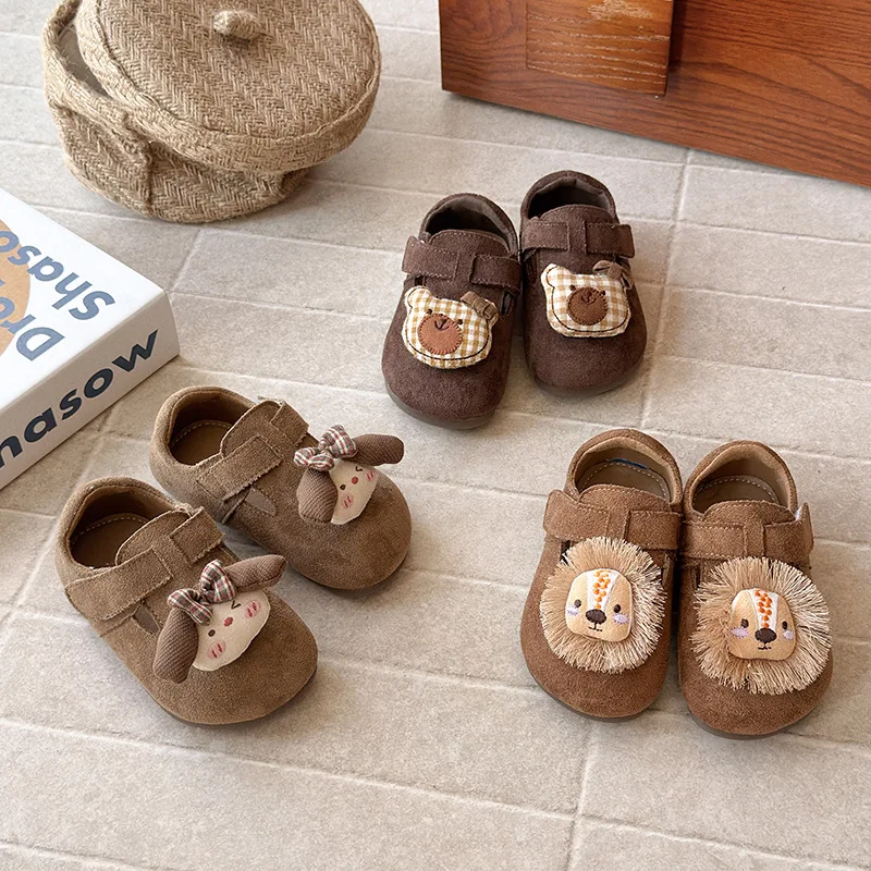 2026 Hot-Selling Cute Stylish Baby Shoes For Spring And Autumn Casual Leather Shoes Boys' And Girls' Children's Toddler Shoes