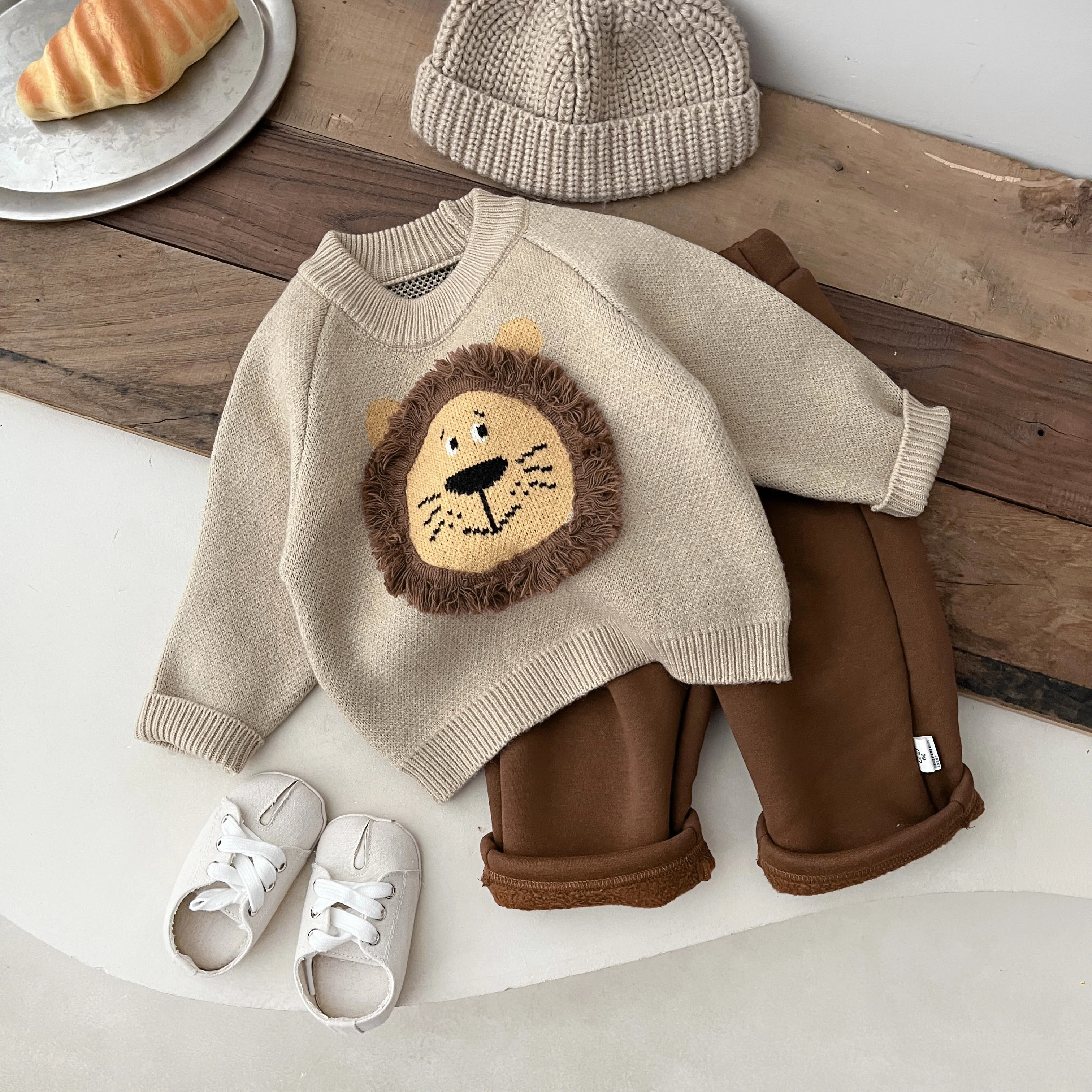 Autumn And Spring Newborn Infant Baby Boys And Girls Sweater Knitted Cotton Long Sleeved T-shirt Soft Fashion Baby Clothing