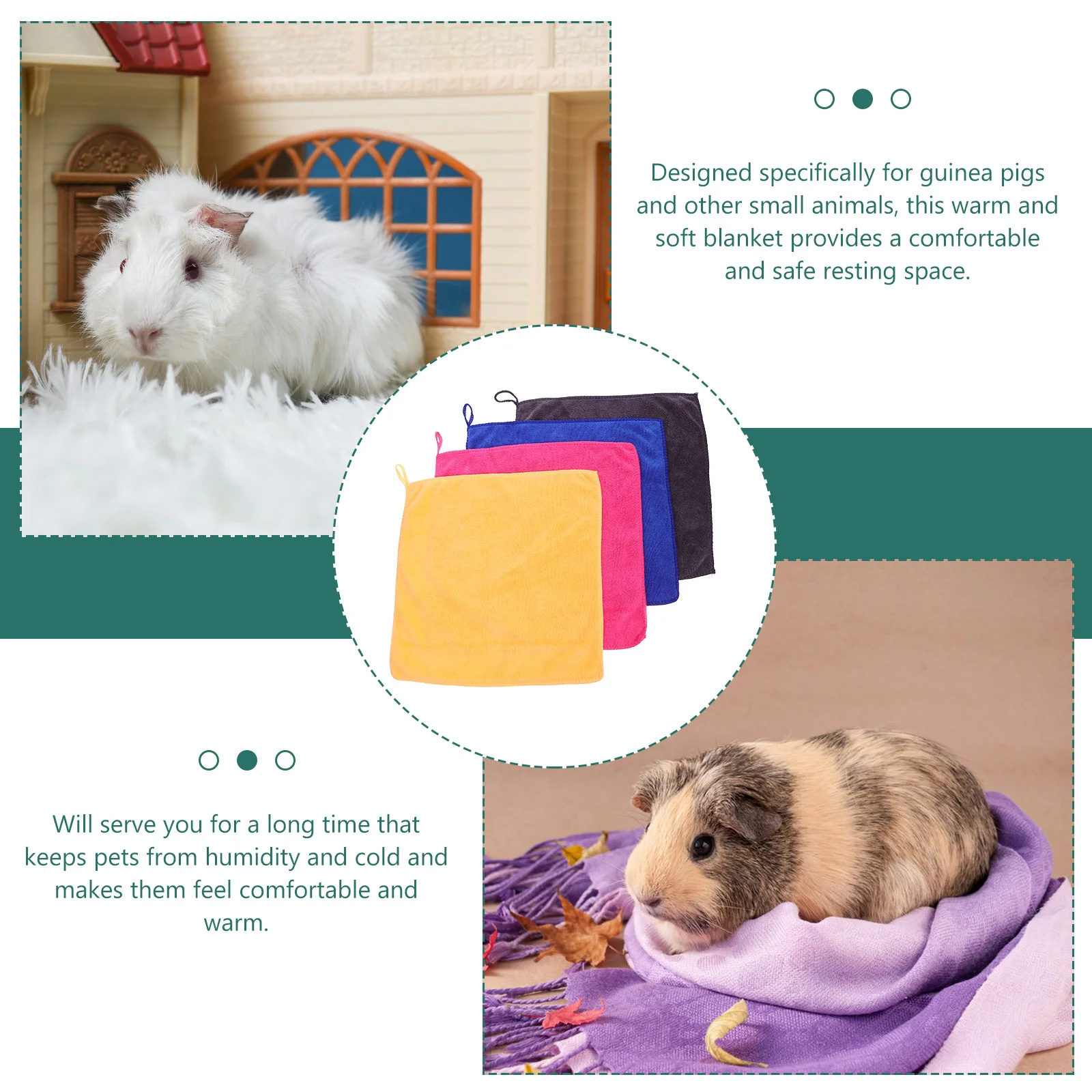 8 قطعة بطانية خنزير غينيا الحيوانات الأليفة الفراش لينة الدافئة لوازم الحيوانات الصغيرة قابلة لإعادة الاستخدام قفص حصيرة غينيا خنزير بطانية الحيوانات الصغيرة بساط نوم