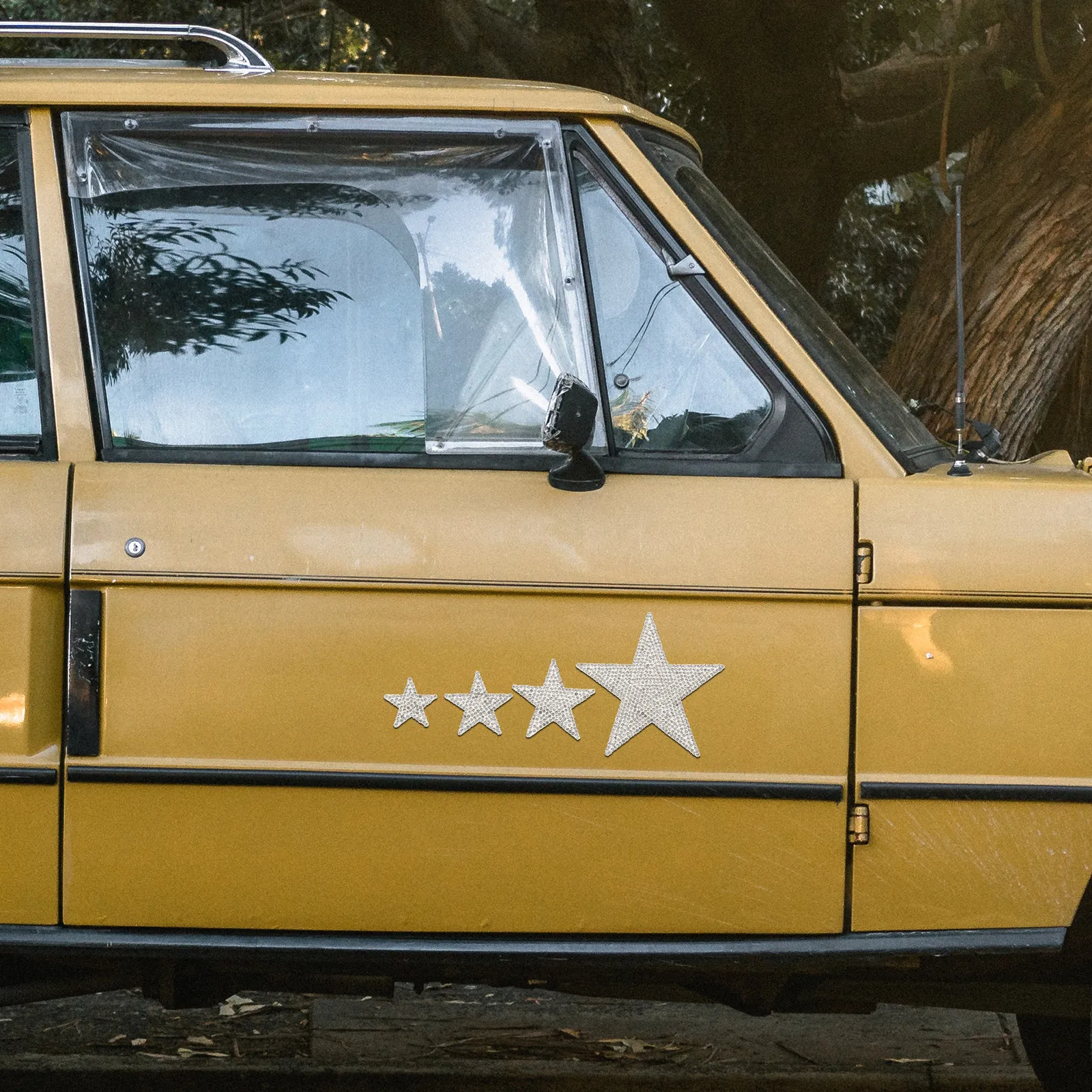 

1Set Bling Star Decals Rhinestone Car Stickers for Women Self-Adhesive Auto Decals Car Decoration DIY Refrigerator Wardrobe