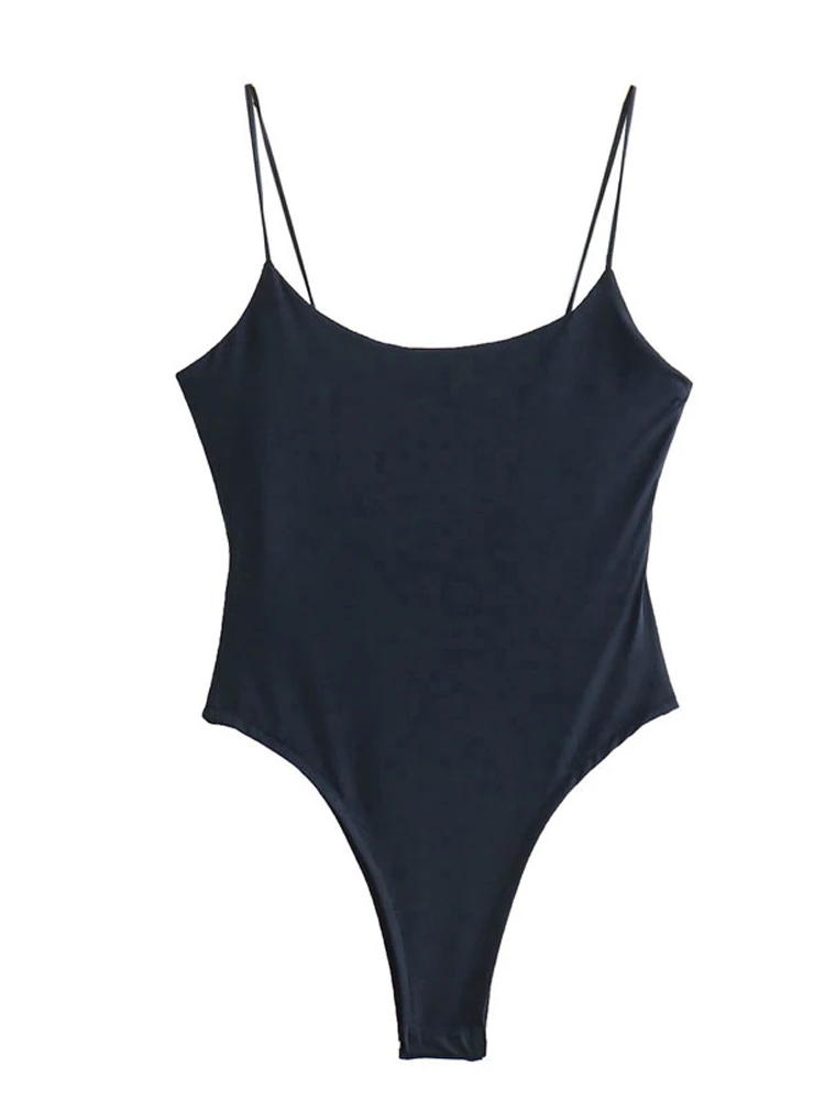 Bodysuits Voor Dames, Zonder Rug, Dunne Bandjes, Drukknoop, Vrouwelijke Playsuits, Sexy Mode