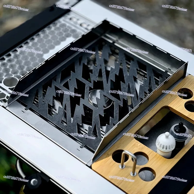 Blackening camping equipment IGT furnace accessories