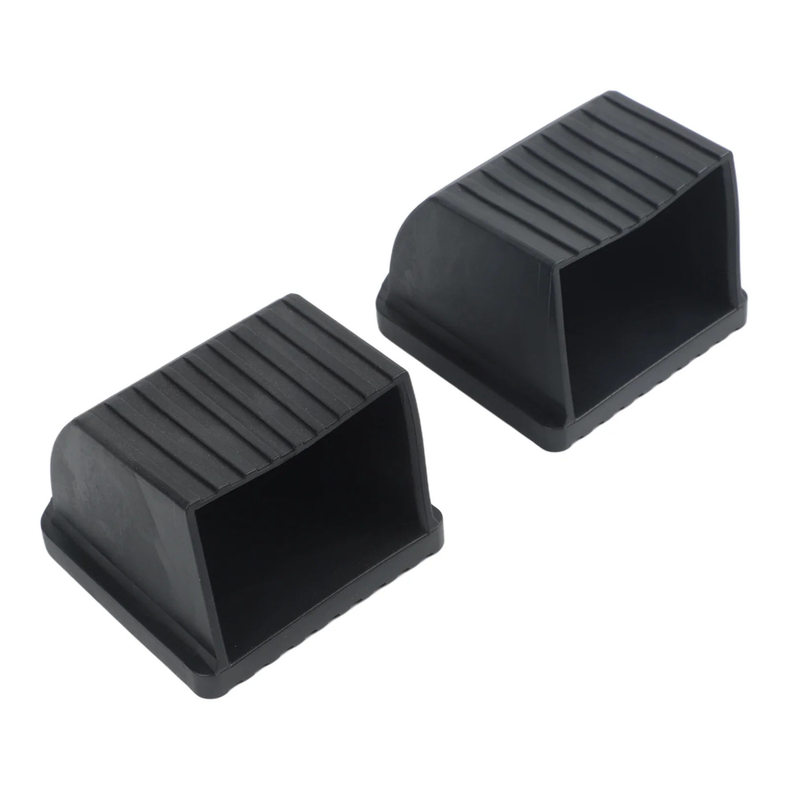 Gym Floor Protectors Fitness Equipment End Cap 70x50mm End Cap Black End Covers Extensive Use Easy Install Fitness Accessories