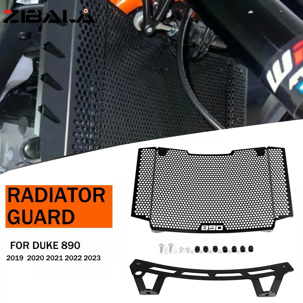 

Motorcycle Accessories FOR DUKE 890 R 890R 2019 2020 2021 2022 Radiator Grille Grill Guard Water Oil Cooler Protect 890 DUKE