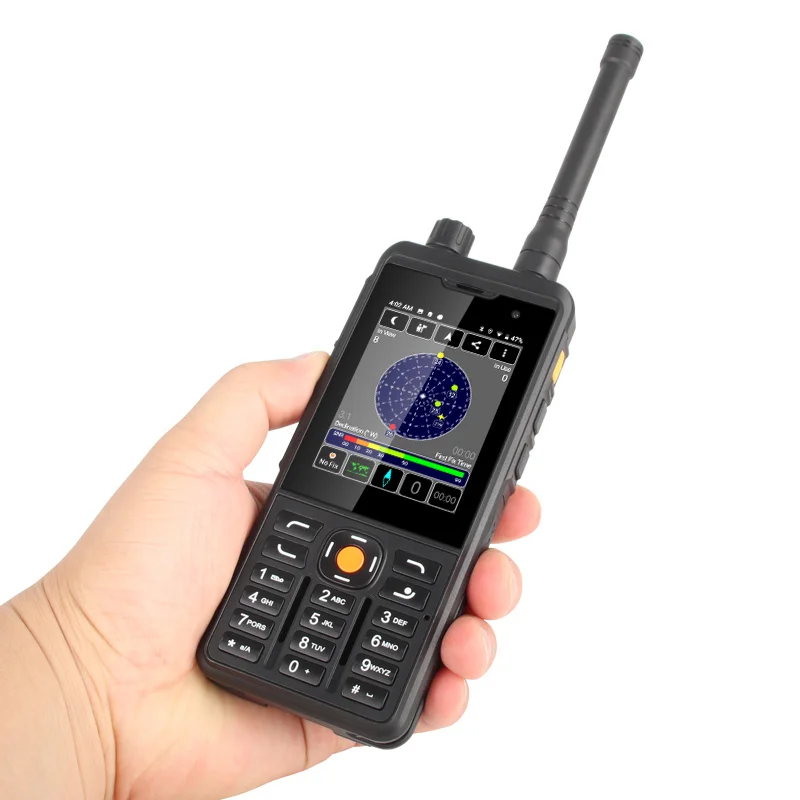Lage Prijs DMR UHF Digitale 2-weg Radio Nieuwste Zello POC Walkie Talkie Smartphone Met 5300mAh Batterij UNIWA P5