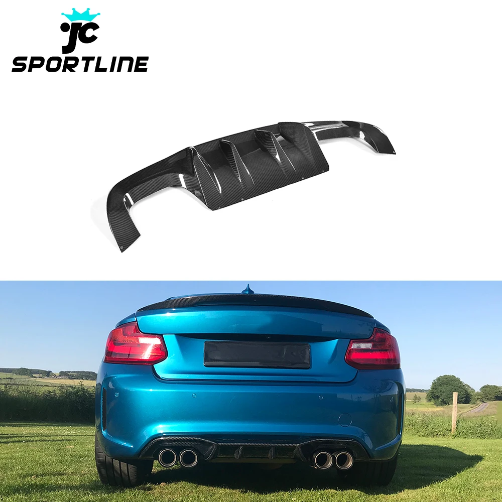 

Carbon Fiber F87 M2C M2 Rear Bumper Valance Lip For BMW M2C Competition 2016-2020