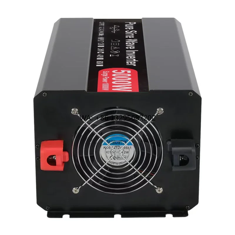 

Custom 5000W Sine Wave Portable Solar Inverter LCD Screen 220V 110V Single Phase Power Inverter 12V 24V 60Hz Output Frequency