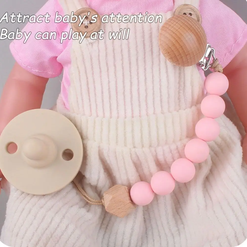 مهديء حامل الخشب طفل الحلمة حامل كليب الدمية كليب الطفل هوة سلسلة هوة حامل مقاطع الطفل عضاضة اللعب الأشرطة