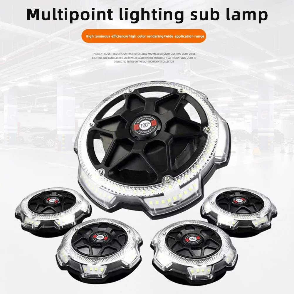6000K LED Garage Light High Brightness Workshop Light With 5 Heads For Home