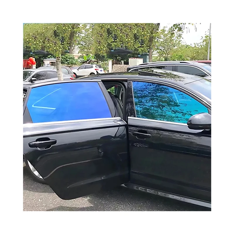 

1.52x30m Top Quality Good Heat-resistant Rainbow Tint Car Chameleon Window Tint Film Glass Film