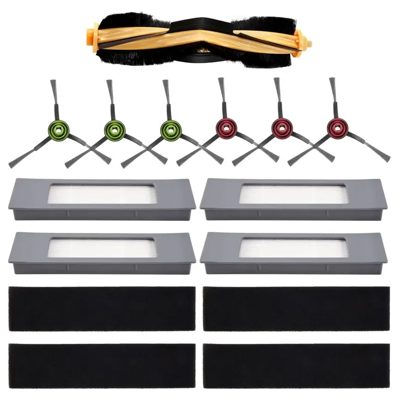 

Новый фильтр-валик и боковая щетка для робота-пылесоса Ecovacs Deebot OZMO 920 950 T5 T8 Aivi, запасные части и аксессуары