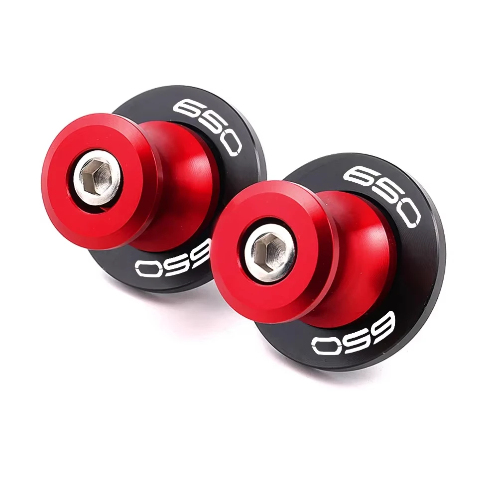 ​ Para Kawasaki Z650 RS Z 650 Ninja 650 2017-2023 2024 Versy 650: Protectores de Basculante CNC, Tornillos de Soporte y Tapas de Válvula de Neumático para Motocicleta