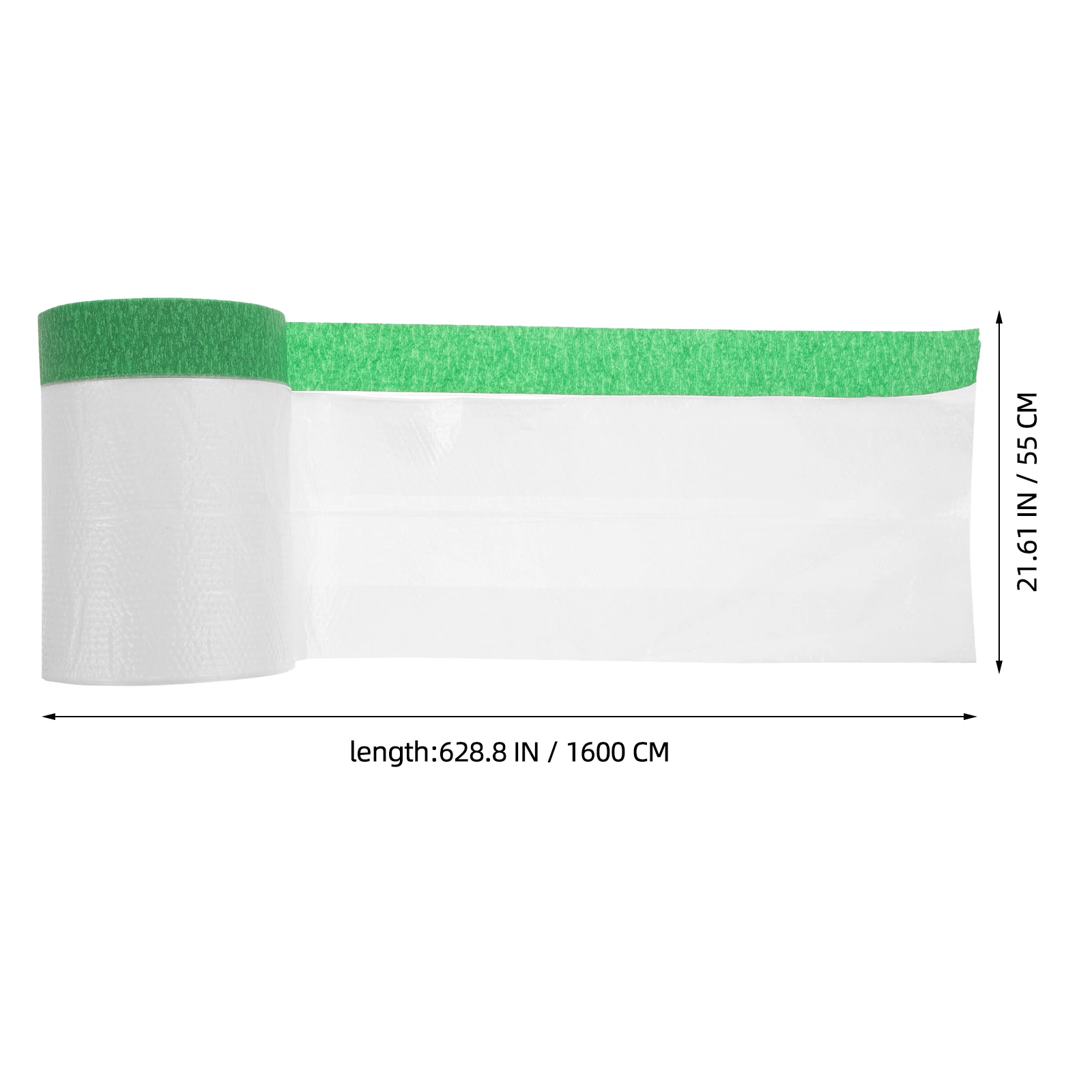 1 Roll Wall Protection Plastic Cover For Painting Paint Protection Car Tape Automotive Protective Film House Painting Supplies