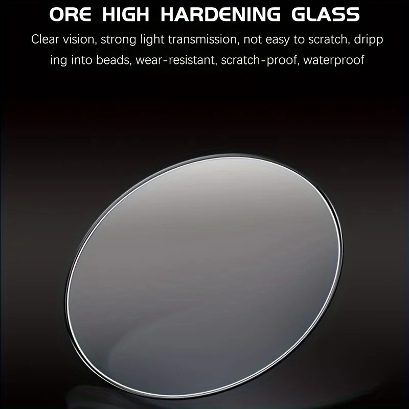 1pc Men's Transparent Double-sided Hollow Quartz Watch, Waterproof Glow Watch, Ideal Choice For Gifts