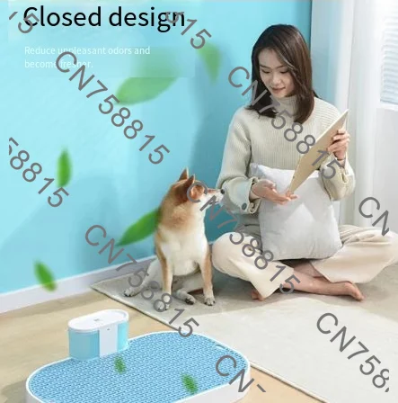 Automatic dog toilet Mesh dog urine pad Indoor pet potty Open removable non-slip pad Design dog toilet, fast delivery