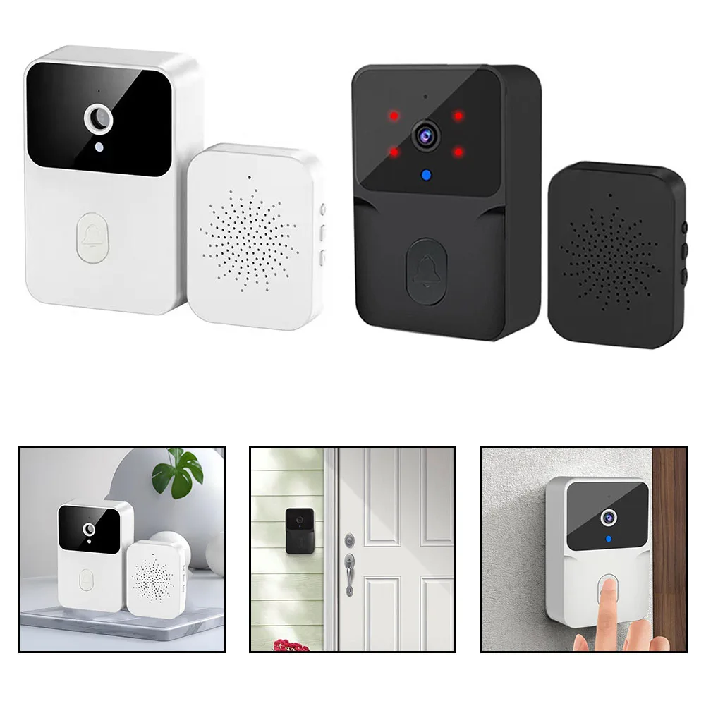 

Remote Video Doorbell Smart Video Doorbell Flexible Placement Fun Greeting Personalization Low-light Image Capture