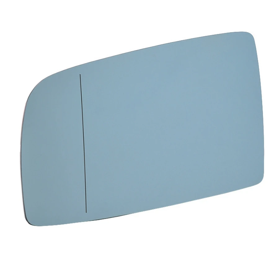 Left Side Anti-Fog Rear View Blue Back Heating Clear Mirror Glass for E60 E61 Series 2003-2008