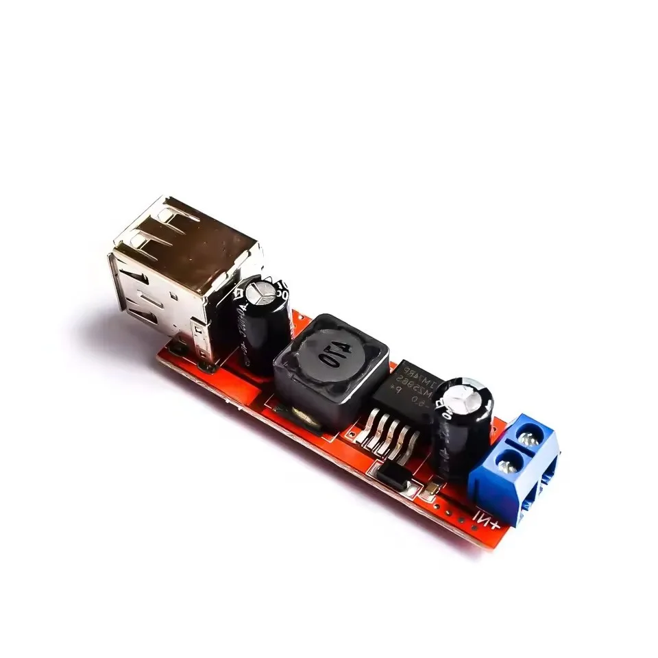 10pcs Dual USB DC DC Converter 9V 12V 24V 36V to 5V 3A Buck Regulator Module for Car Truck Power Supply