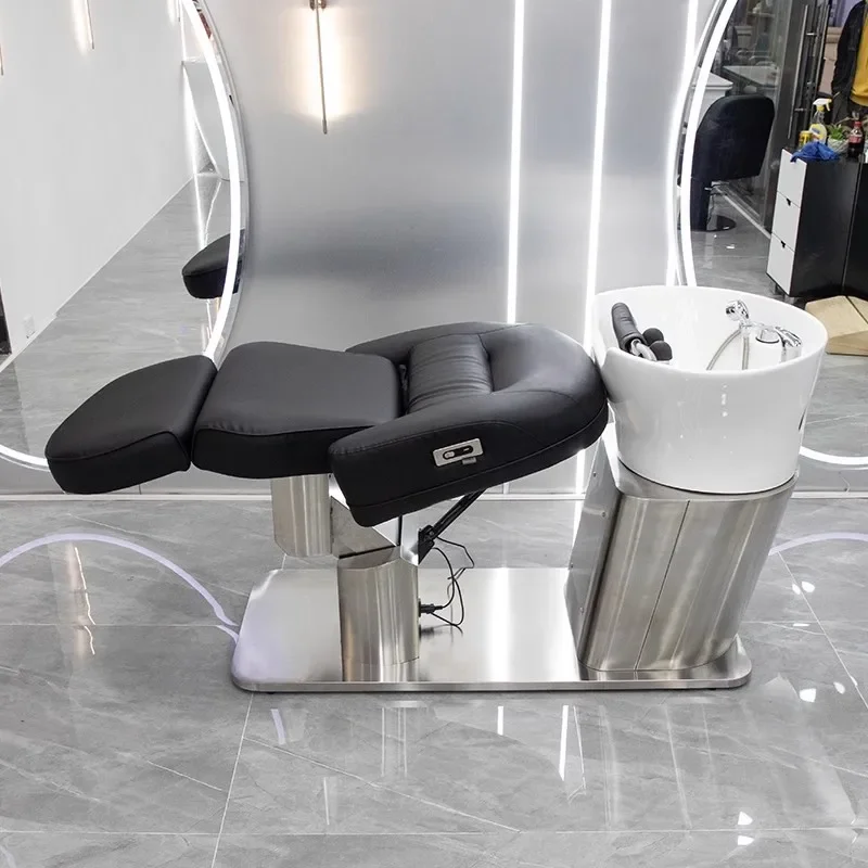 

Adult Chairs Spa Hair Salon Shampoo Bed Bowl Lavacabeza Washing Stylist Sink Barber High Sedie Quality Thai Hairdressing chair