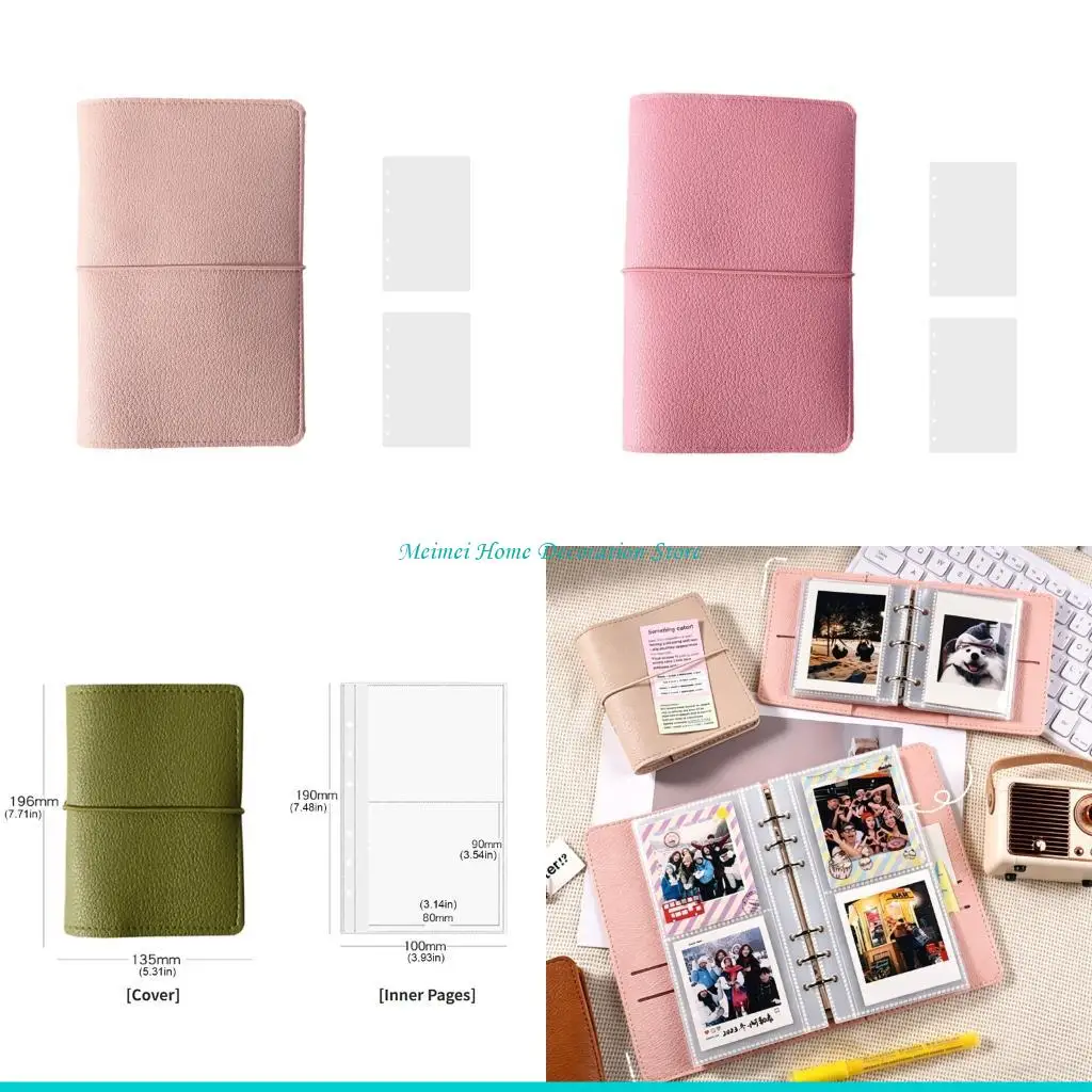 H7BF Scrapbook For Film 180 Degree Lay Flat Binding Photo Album For Friend