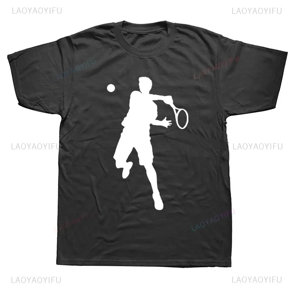 Hot Sale Cool Tennis Player Funny Graphic Tshirt Fashion Casual Loose Short Sleeve T Shirts Summer Style Harajuku Man T-shirt