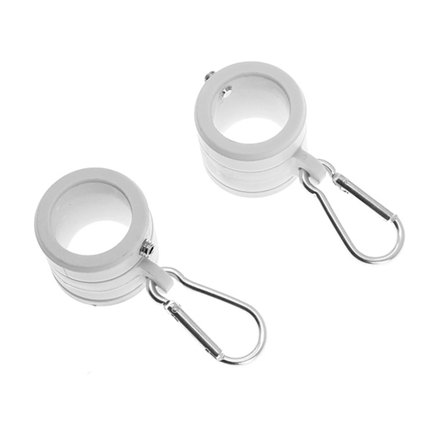 ABDJ-16Pcs Plastic Flag Pole Rings With Bearings 360 Degree Rotating Anti Wrap Flag Mounting Ring For 0.76-1.0In Flag Pole,B