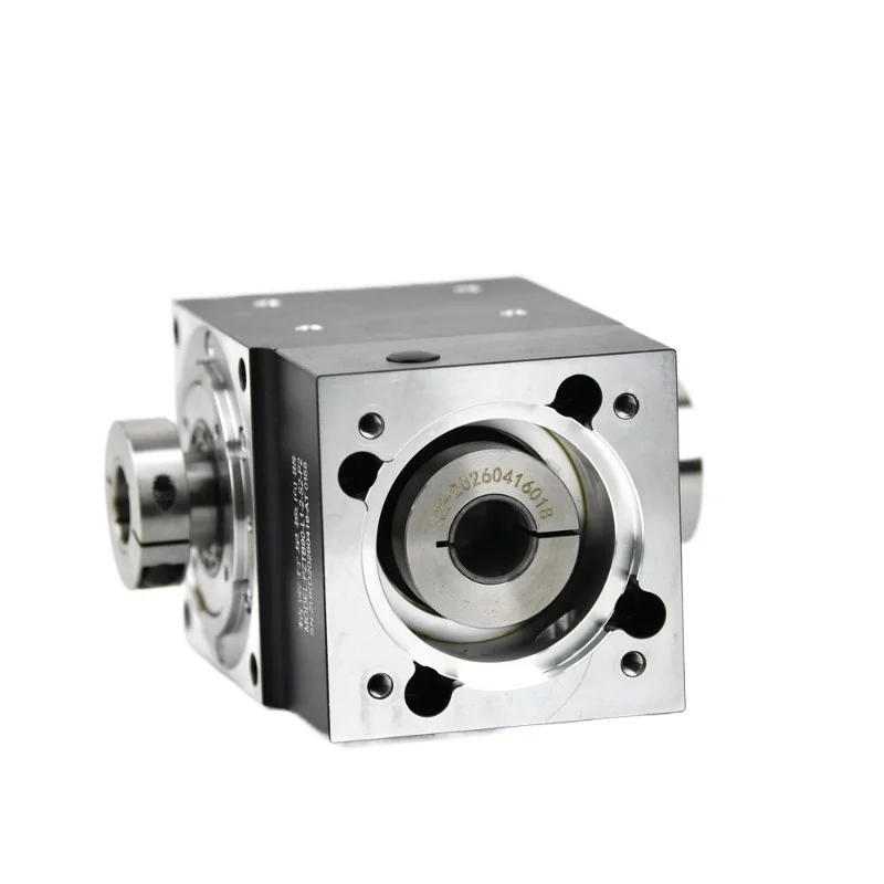 For Corner Hollow Shaft Gear Reducer 60 Right Angle Double Shaft Hole Output Gearbox High Precision 90 Degree Commutator