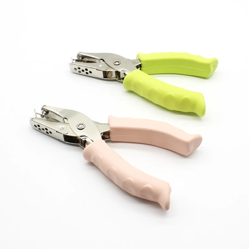 

3mm/6mm Leather Handle Metal Hand-Held Hole for Tags Clothing Ticket