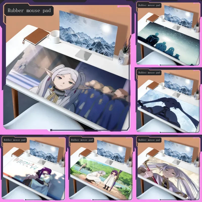 

Коврик для мыши Frieren Beyond Journey's End Animation, игровой коврик для мыши, настольный коврик, аксессуары для ПК, коврик Xxl, геймерский большой ковер для настольного стола