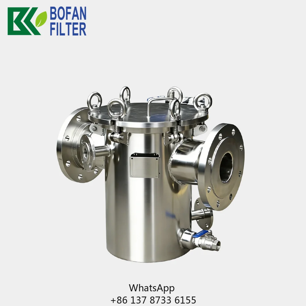 New SS316 Jacketed Insulated Basket Pipeline Filter Corrosion Resistant High Pressure Resistant High Temperature Resistant
