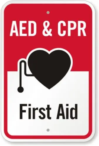 Aed Cpr First Aid Aluminum Weatherproof 12