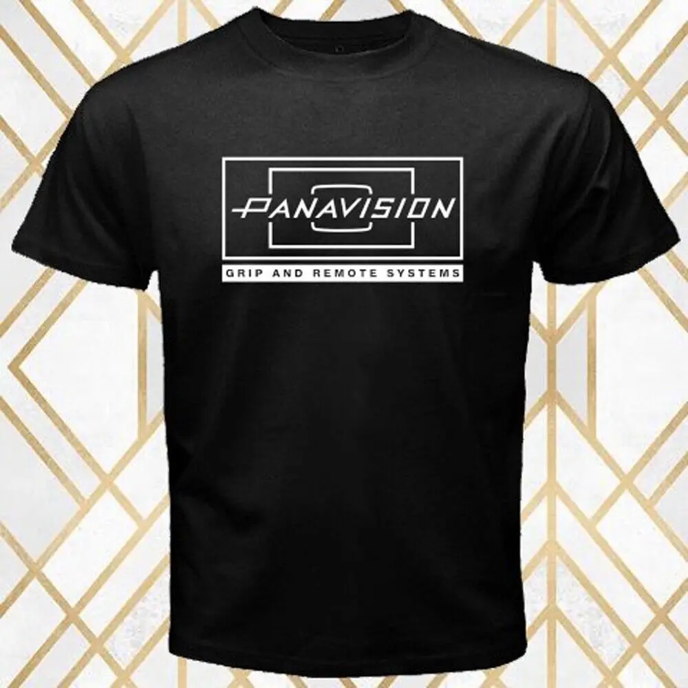 Panavision Cameras And Lenses Logo Men'S Black T-Shirt Size S - 3Xl