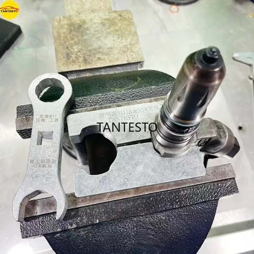 Imagen 2 del producto Para Cummins M11 tapa de boquilla de inyector válvula solenoide quitar herramientas de reparación de placa de abrazadera de fijación