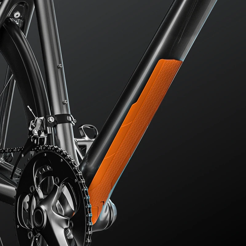 Enlee protetor de quadro de bicicleta universal para baixo tubo paster resistente a riscos guarda quadro capa ciclismo acessórios da bicicleta