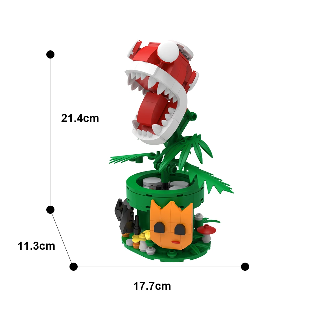 

Строительные блоки Gobricks Moc Chomper