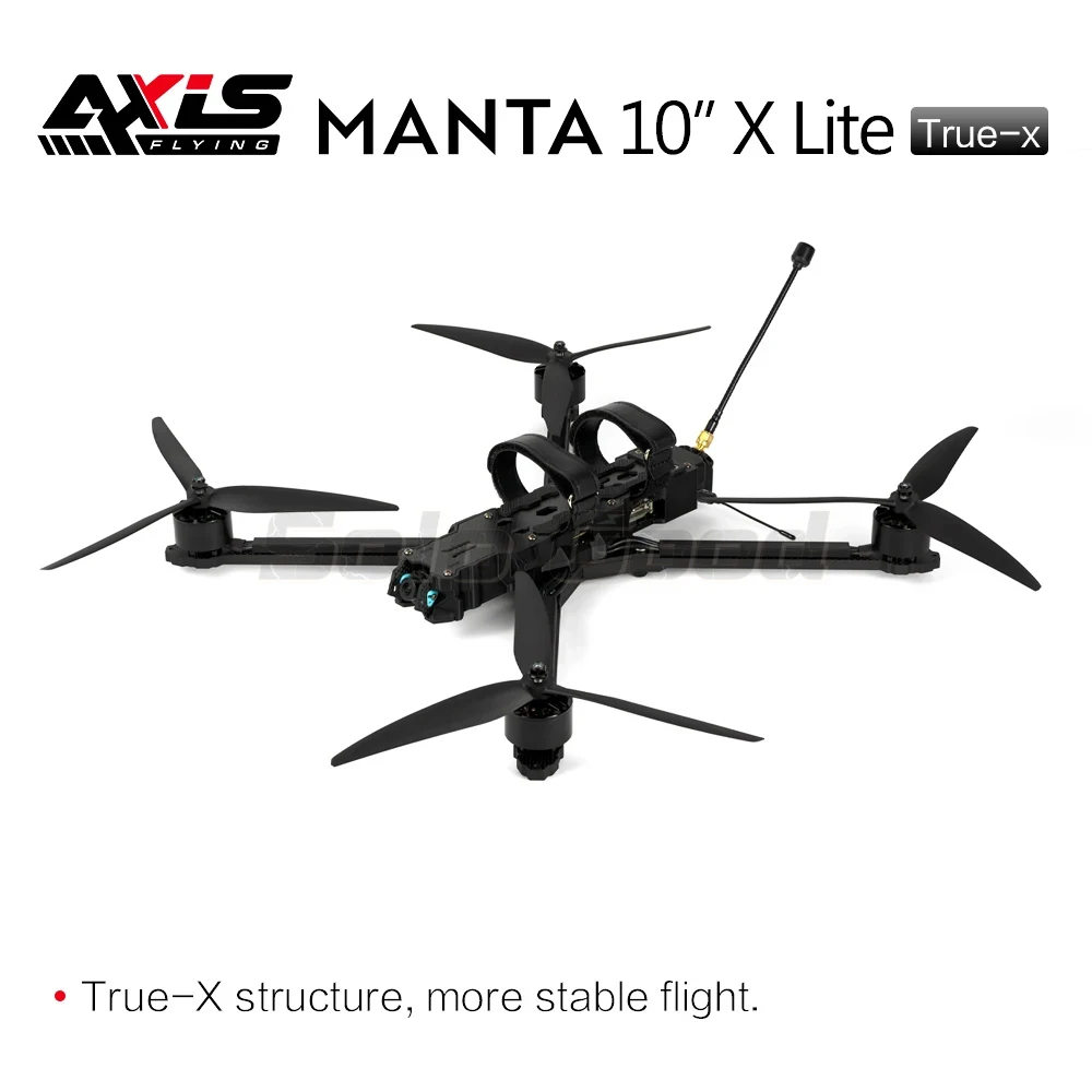 Axisflying Manta 10 X Lite 10inch FPV / BNF / Long Range / Heavy Payload / Cinematic Drone Analog 5.8G VTX