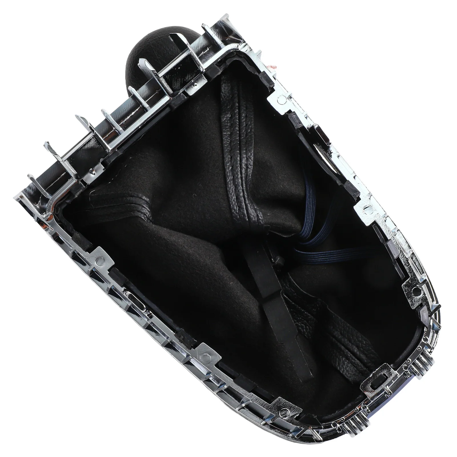 6 Speed Knob Gear Shift Knob ABS And PU Leather Material Easy Installation Components Enhanced Driving Comfort