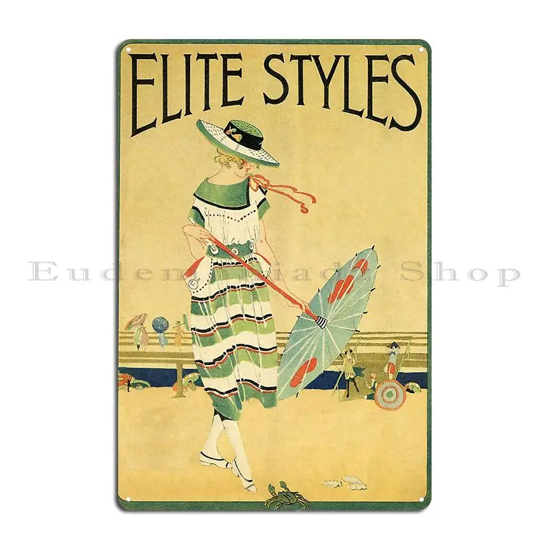 Elite Stlyes Vintage Art Metal Plaque Cinema Wall Decor Wall Decor Vintage Design Tin Sign Poster