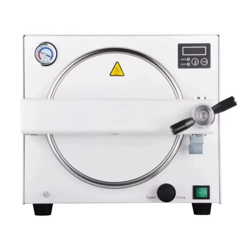 Nuovo 18L Verticale Dent Autoclave Sterilizzazione Laboratorio Sterilizzatore A Vapore Strumento A Vapore Medico Strumento Per Manicure Sterilizzatore A Calore Secco