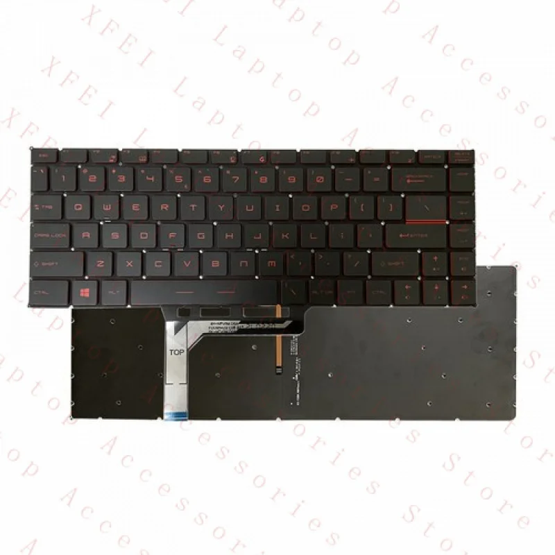 

F NEW Backlit Laptop Keyboard For MSI GS65 Stealth 8SE 8SF 8SG Thin 8RE 8RF GS65VR