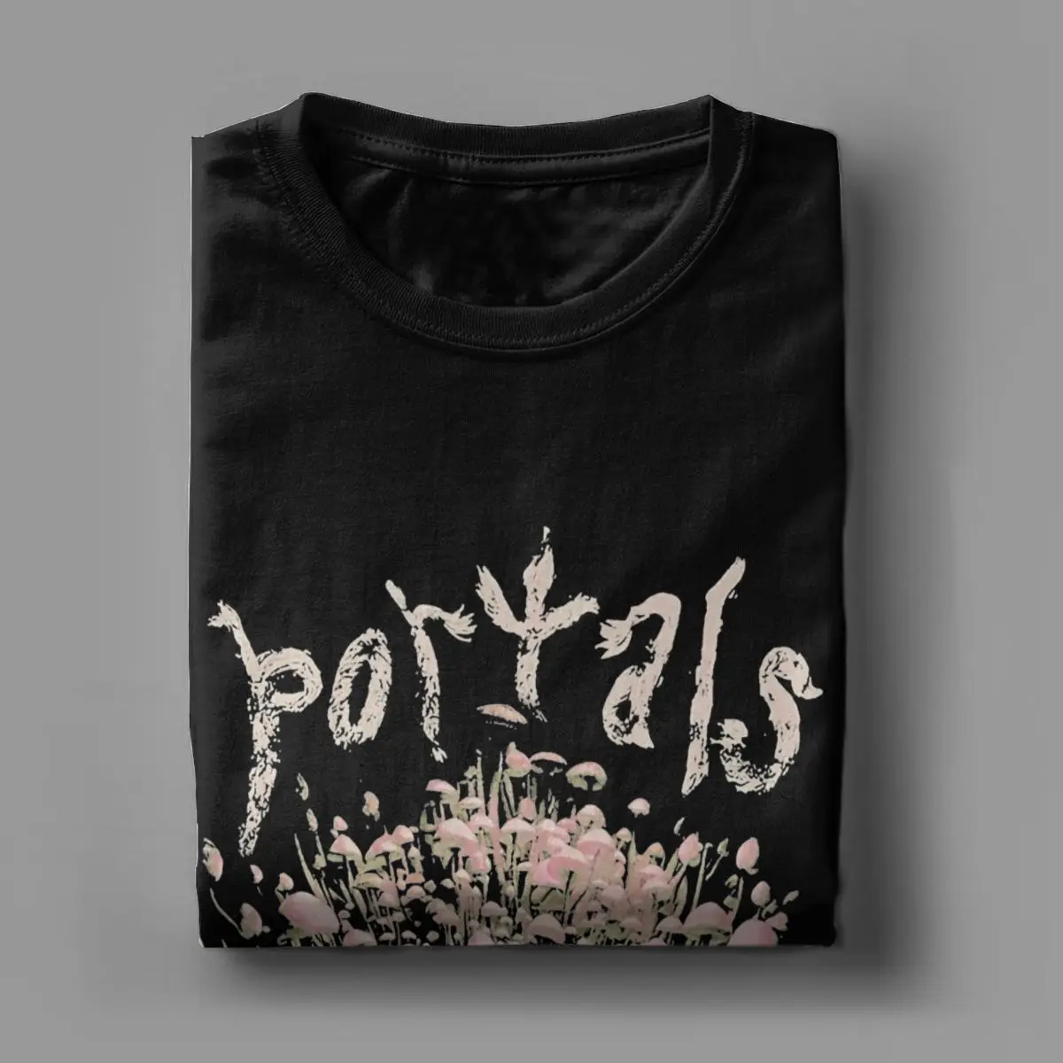 Mushroom Door Melanie Martinez T-Shirt Men Novelty 100% Cotton Tee Shirt Crewneck Short Sleeve T Shirt Graphic Printed Clothes