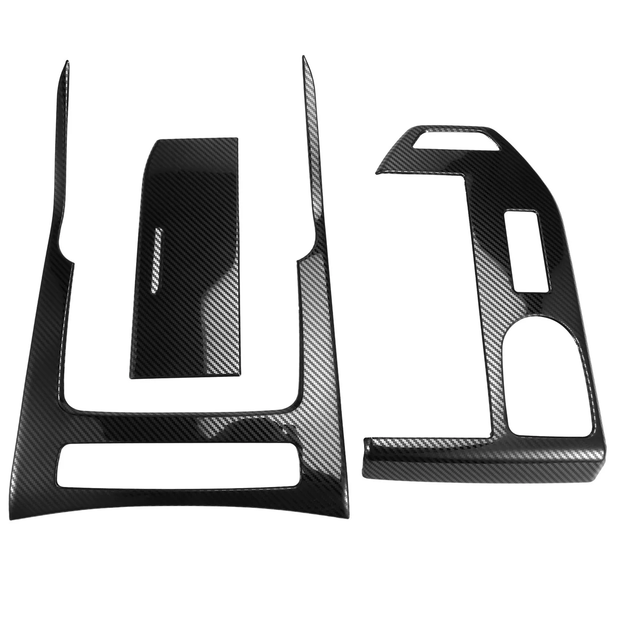 Car Center Console Gear Shift Panel Storage Cover Kit Trim Interior A