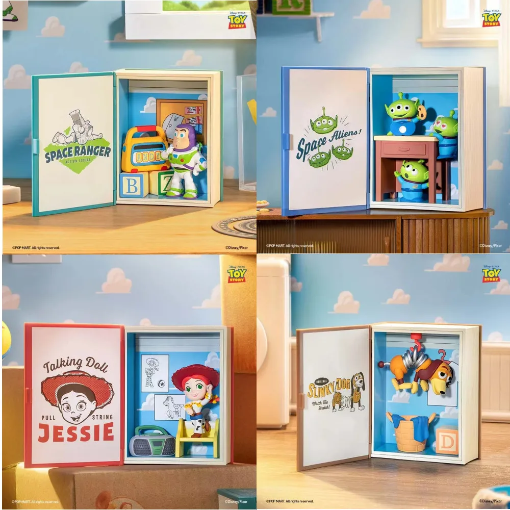 

Disney Blind Box Toy Story Andy's Room Series Anime Peripheral Figure Model Toy Surprise Guess Bag Desktop Decorative Gifts